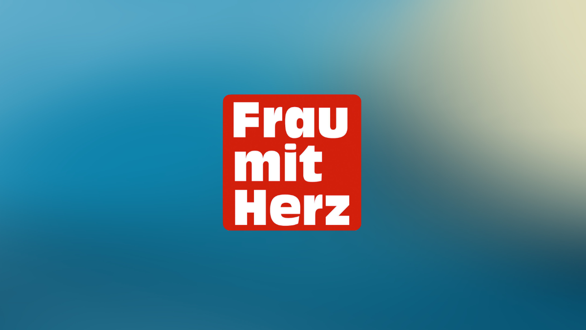 Frau mit Herz